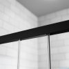 Radaway Idea Black 8 Kdd kabina 100x80cm czarny mat/szkło przejrzyste 10370100-54-01L/10370080-54-01R